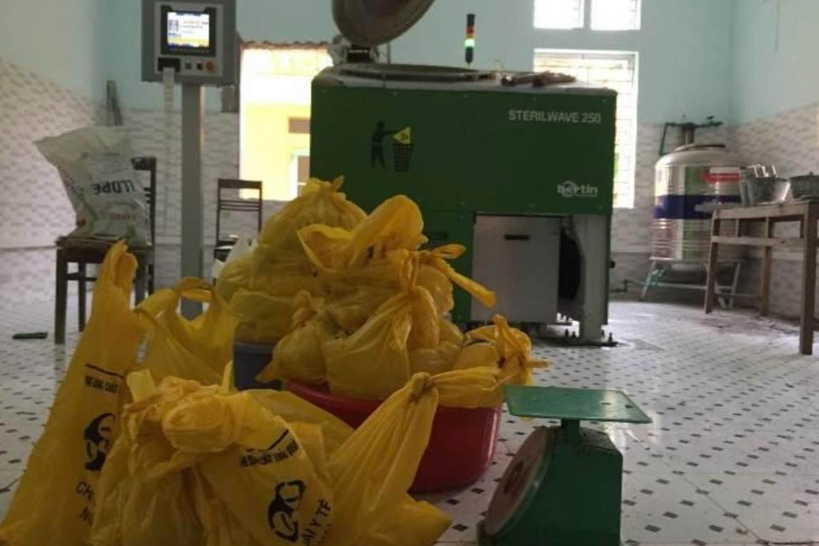 Hà Giang xử lý chất thải y tế nguy hại bằng công nghệ an toàn môi trường.