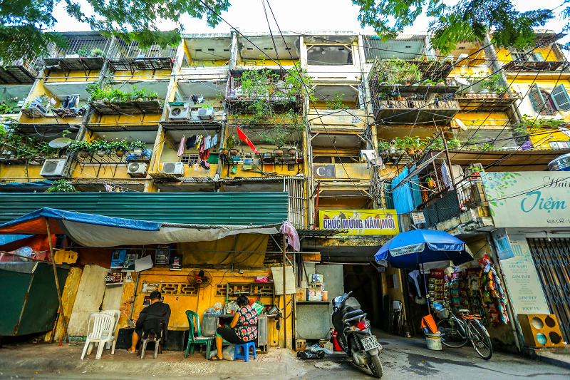 Decades-old Hanoi apartments attract customers