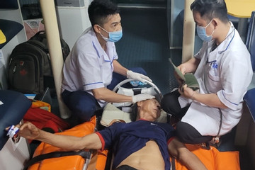 Cứu sống thuyền viên tàu Quảng Ngãi bị đột quỵ