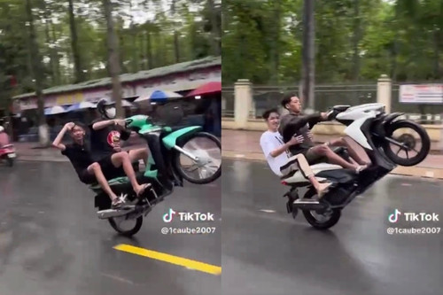 Khởi tố nhóm thanh niên 'bốc đầu' xe máy, quay video đăng lên mạng xã hội