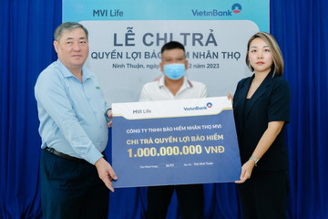 MVI Life chi trả 1 tỷ đồng quyền lợi bảo hiểm cho khách hàng ở Ninh Thuận