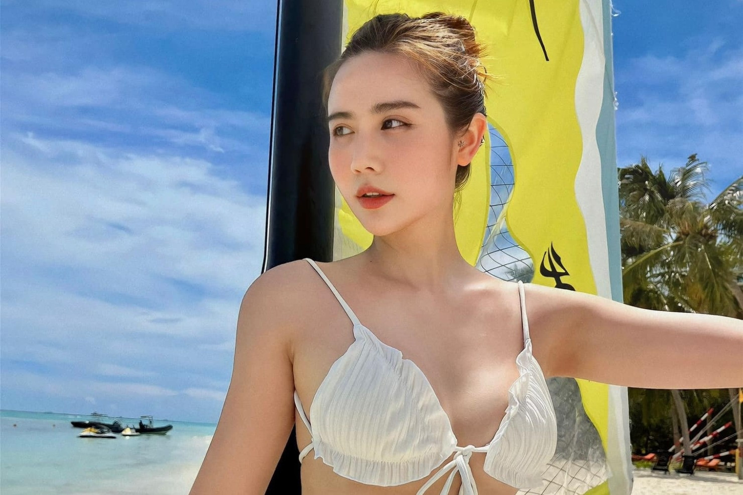 Sắc vóc của Huyền Lizzie, diễn viên thay thế Hoàng Hà ở 'Chúng ta của 8 năm sau'