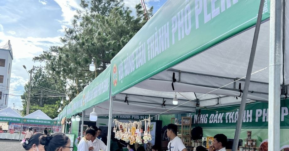 The market introduces products of ethnic minority areas in Gia Lai