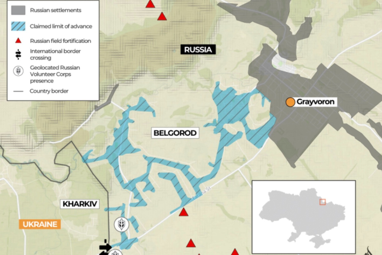 Vùng Belgorod của Nga bị pháo kich gần 130 lần/ngày