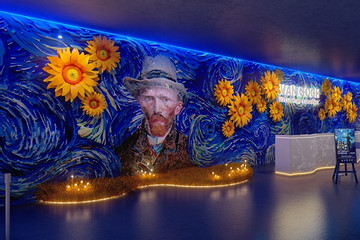 Chìm đắm trong thế giới Van Gogh, ánh sáng và hoa lần đầu tiên tại Việt Nam