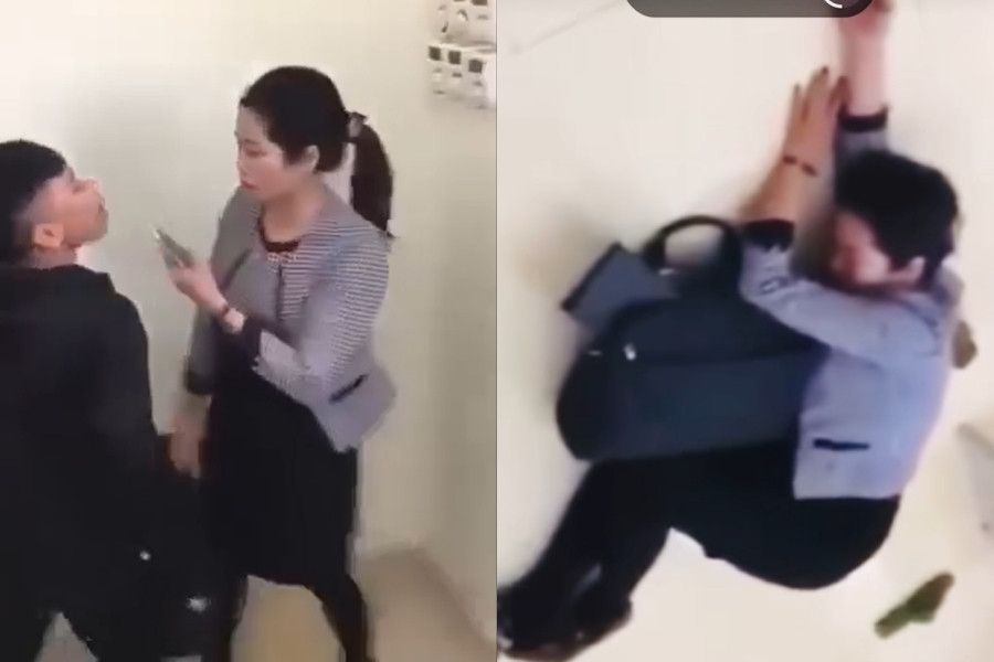 Tạm đình chỉ hiệu trưởng vụ cô giáo bị học sinh dồn vào góc lớp