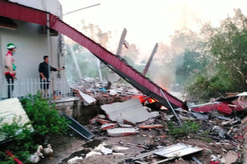 Tiếng nổ lớn phát ra từ nhà dân khiến 1 người  ở Ninh Bình tử vong
