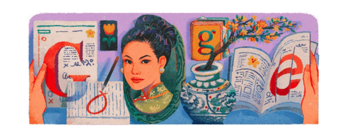 google doodle honours first female vietnamese newspaper editor suong nguyet anh picture 1