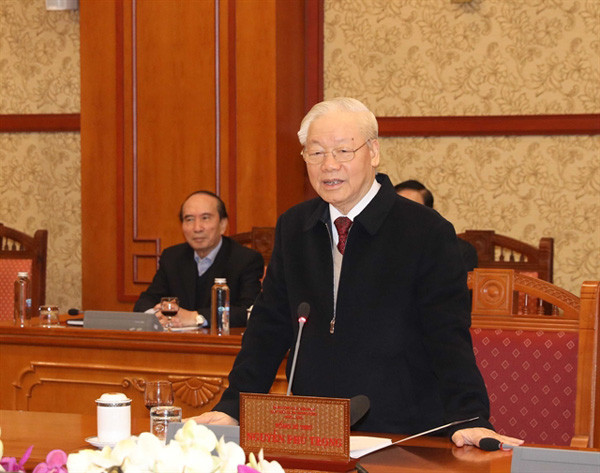 Party chief directs key tasks for new year