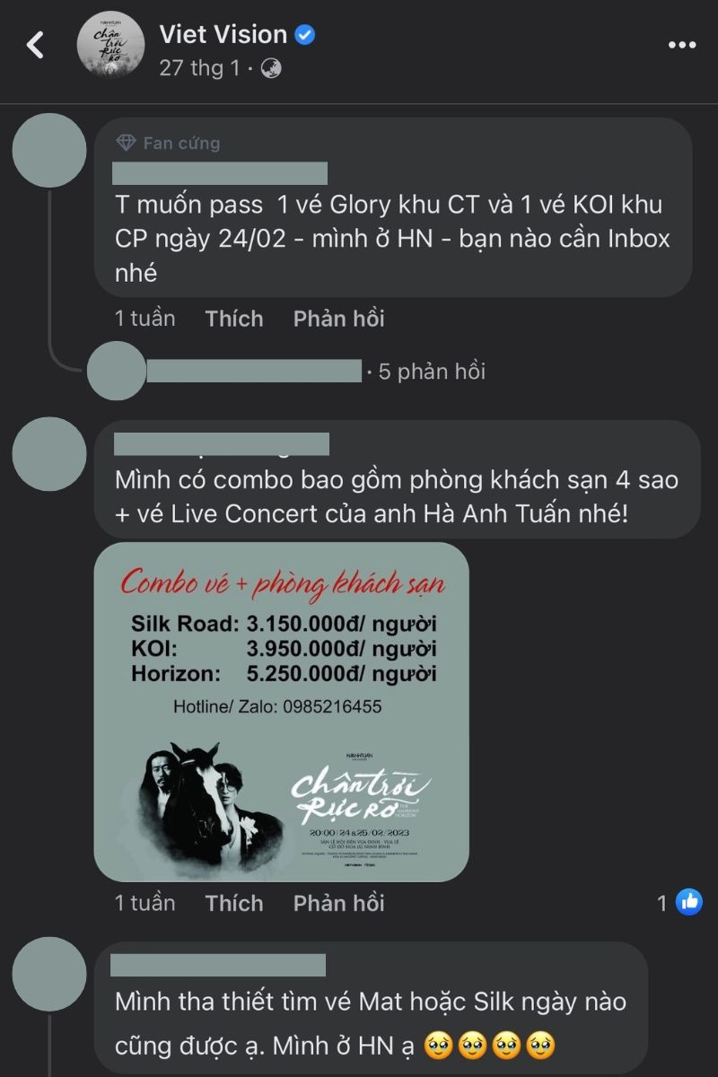 Vì sao hàng loạt khán giả bán lỗ vé concert Hà Anh Tuấn