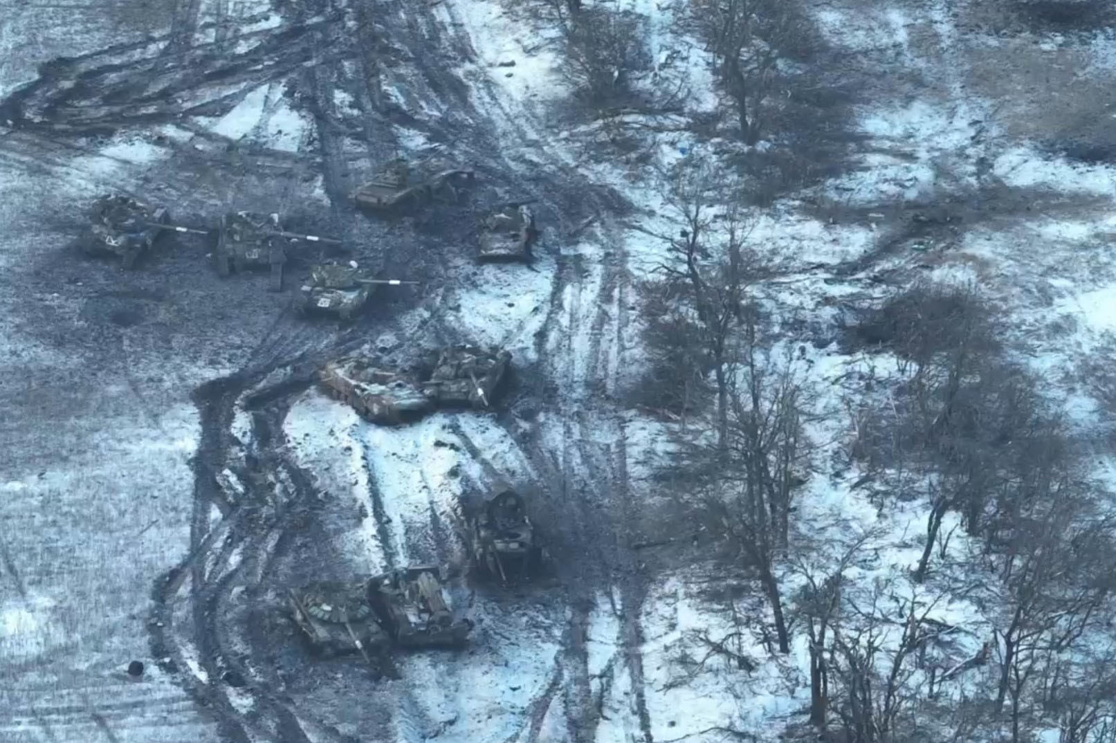 Video Nga mất hàng chục xe bọc thép vì lọt vào trận địa phục kích của Ukraine