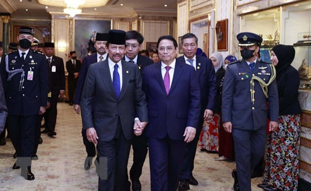Prime Minister holds talks with Sultan of Brunei hinh anh 1