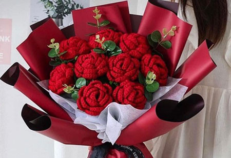 Những bó hoa độc lạ dịp Valentine năm nay