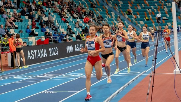 Vietnam ranks 8th at Asian Indoor Athletics Championships 2023 hinh anh 1