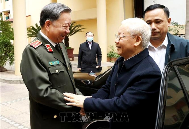 Thư của Tổng Bí thư Nguyễn Phú Trọng gửi lực lượng Cảnh vệ CAND nhân 70 năm thành lập