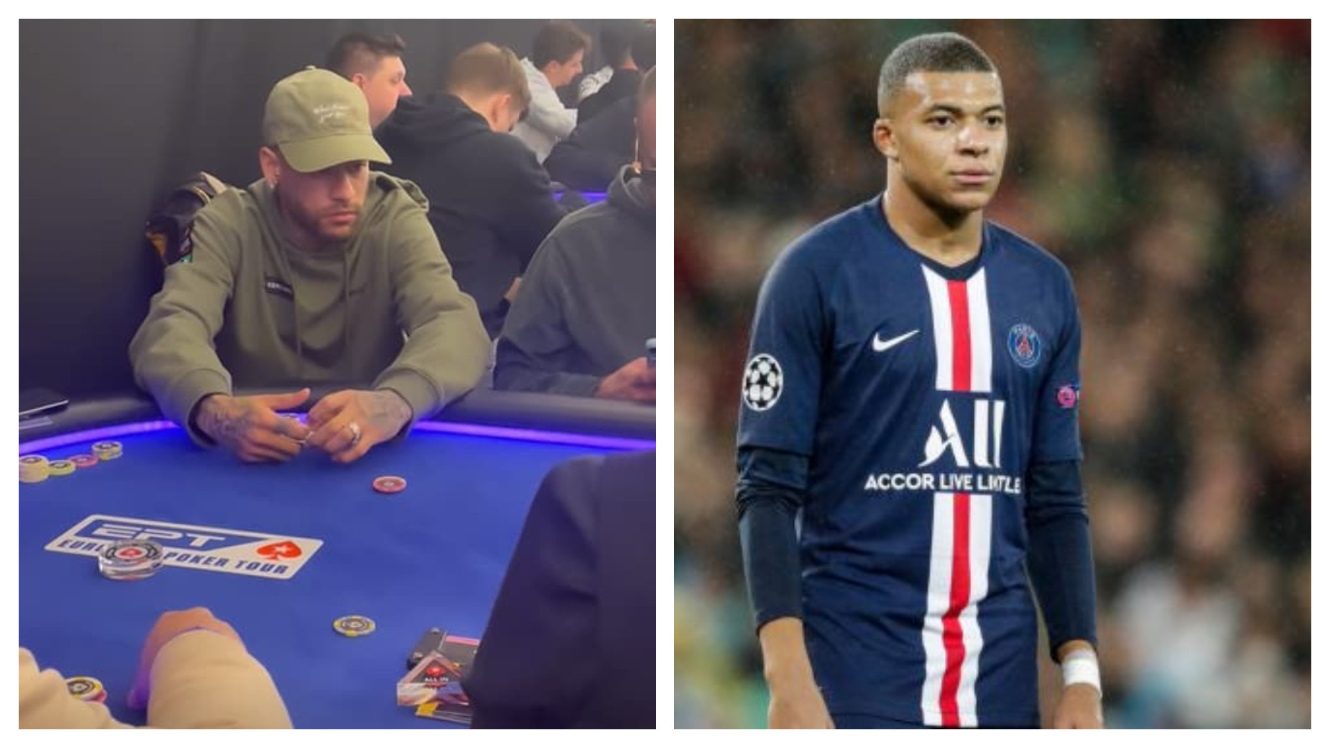 Neymar chọc tức PSG, bỏ đi chơi poker sau khi thua Bayern Munich