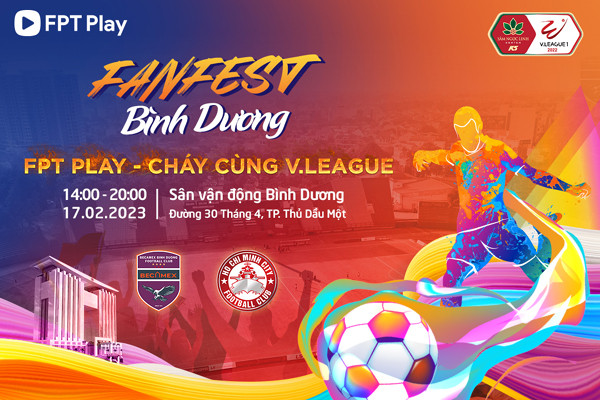 FPT Play ‘tiếp nhiệt’ vòng 4 giải Night Wolf V.League 1-2023