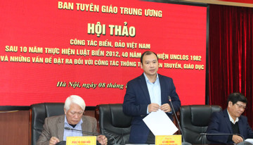 Truyền thông góp phần khơi dậy ý chí độc lập, niềm tự hào về biển đảo Việt Nam