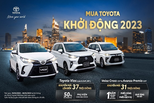 Toyota ưu đãi ‘khủng’ 3 dòng xe trong tháng 2