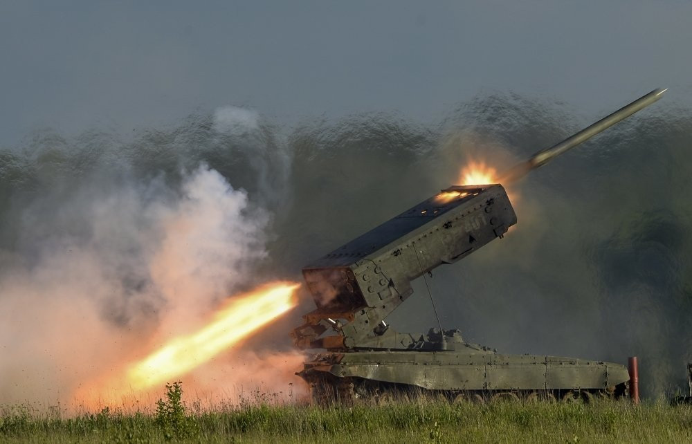 Video ‘hỏa thần’ TOS-1A của Nga tấn công các vị trí Ukraine