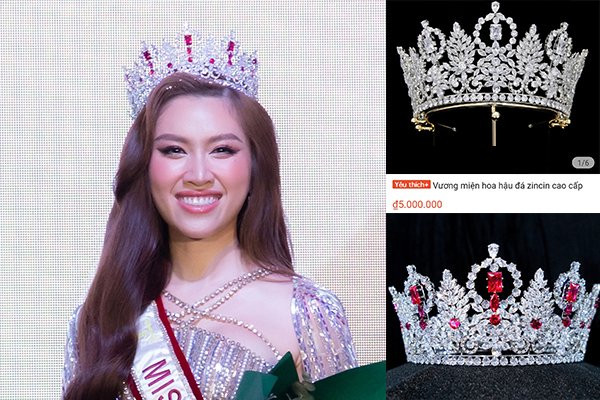 Vương miện Miss Charm Vietnam của Thanh Thanh Huyền bị tố đạo nhái, rẻ tiền