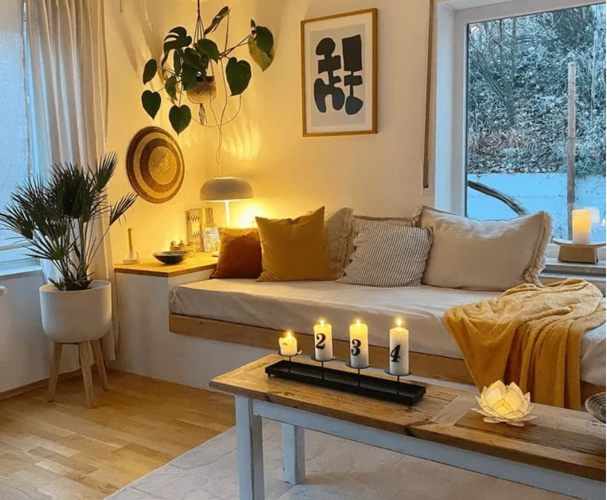 Mẹo làm ấm không gian với đèn chiếu sáng