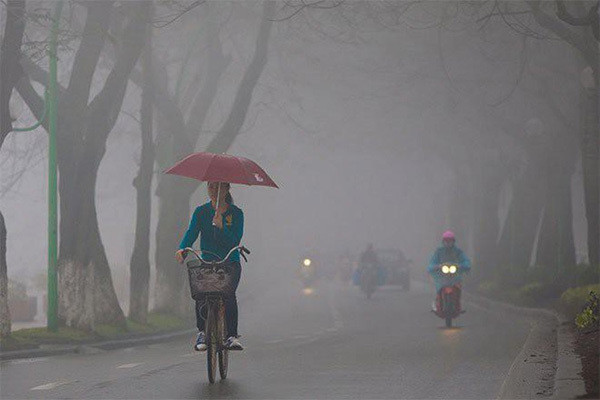 Dự báo thời tiết 3/2: Miền Bắc sương mù kèm mưa phùn, nồm ẩm