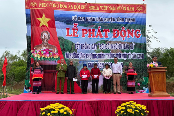 Thủy điện Vĩnh Sơn hưởng ứng Tết trồng cây xuân Quý Mão 2023
