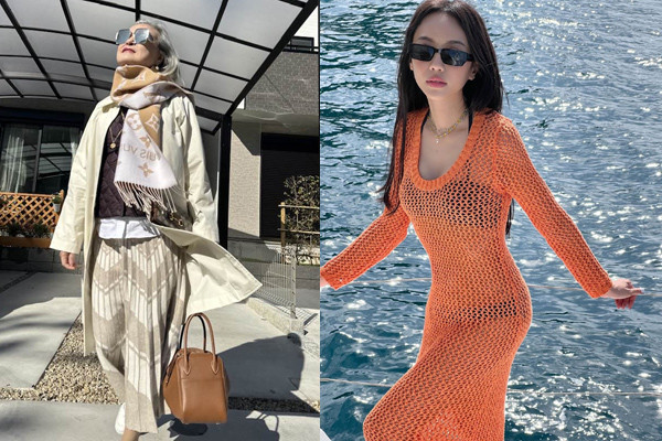 NSND Hoàng Cúc U70 vẫn sành điệu, diễn viên hài Diệu Nhi đầm lưới đi biển