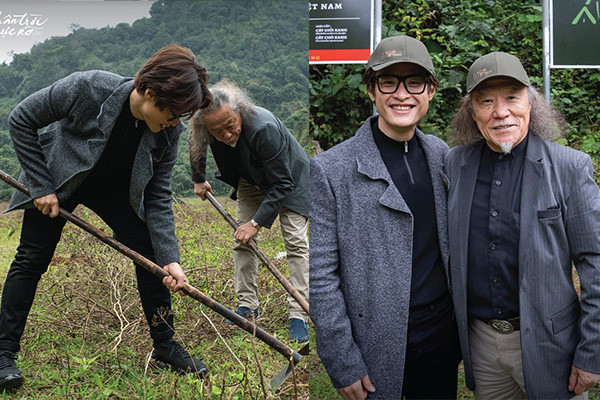 Hà Anh Tuấn và Kitaro trồng rừng, hé lộ sân khấu 