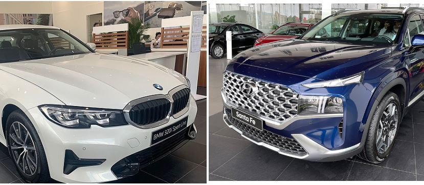 Có hơn 1,2 tỷ đồng nên chọn Hyundai Santa Fe hay sedan BMW 320i?