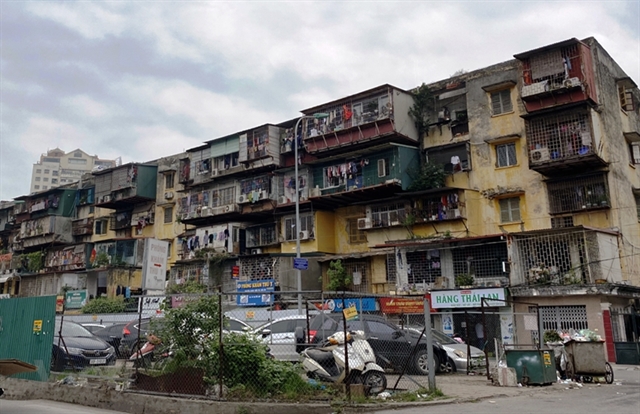 Hanoi: Relocated residents wait for renovations to dilapidated residential buildings