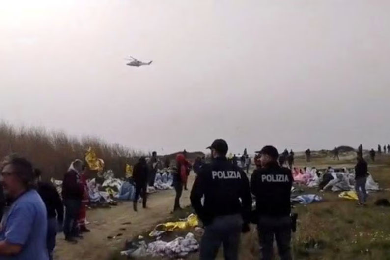 Chìm tàu chở người tị nạn ở Italia, 43 nạn nhân tử vong