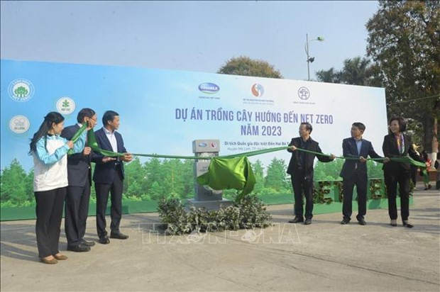 Hanoi kicks off net zero tree-planting project