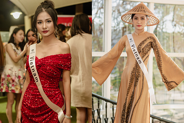 Nguyễn Thanh Hà đọ sắc dàn người đẹp tại Hoa hậu Môi trường Thế giới