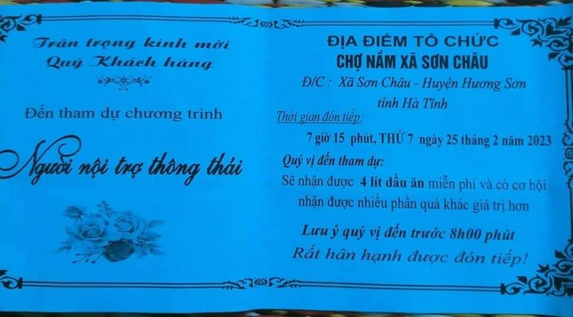 Sau vụ du lịch 0 đồng, phát hiện thêm chiêu lừa đảo mới ở Hà Tĩnh ảnh 1