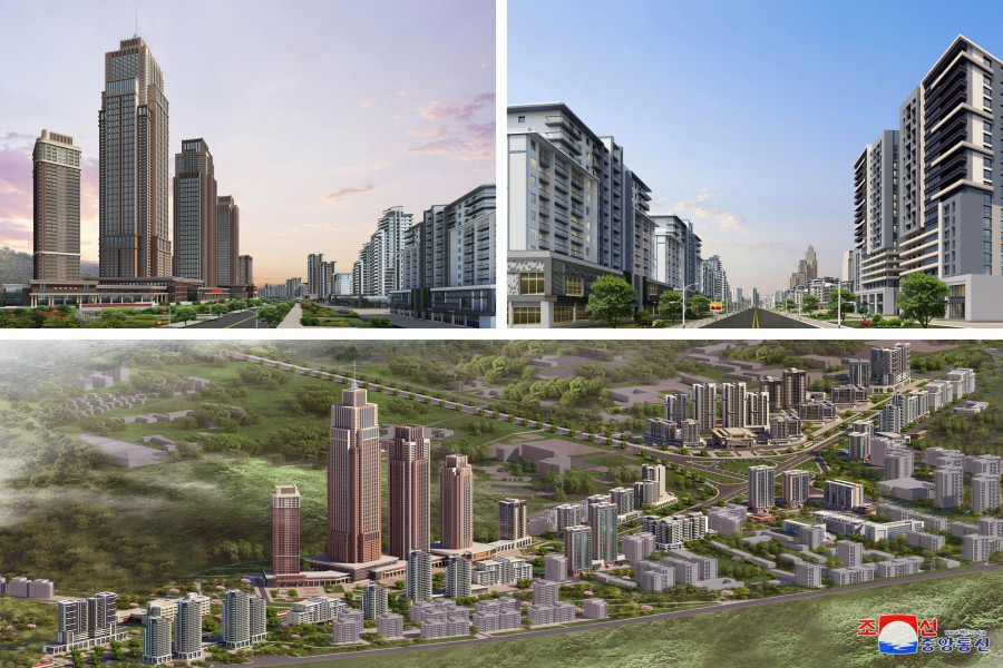 Lộ diện khu phố cao tầng hiện đại hoành tráng sắp mọc lên ở Triều Tiên