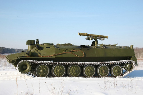 Video xe chở tên lửa chống tăng ‘xung kích’ của Nga thực chiến ở Ukraine