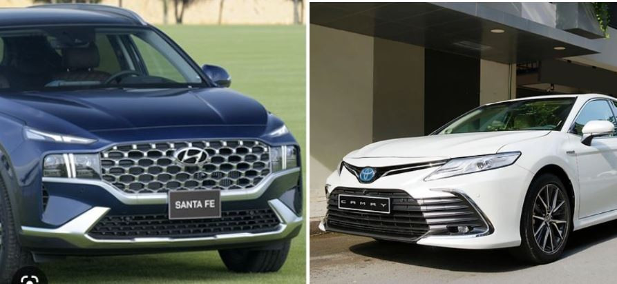 Tôi phân vân không biết nên mua xe Hyundai Santa Fe hay Toyota Camry