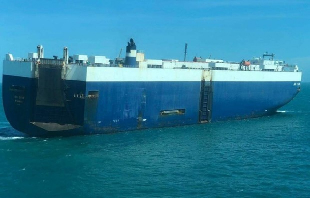 panama-flagged ah shin catches fire in vietnamese waters picture 1