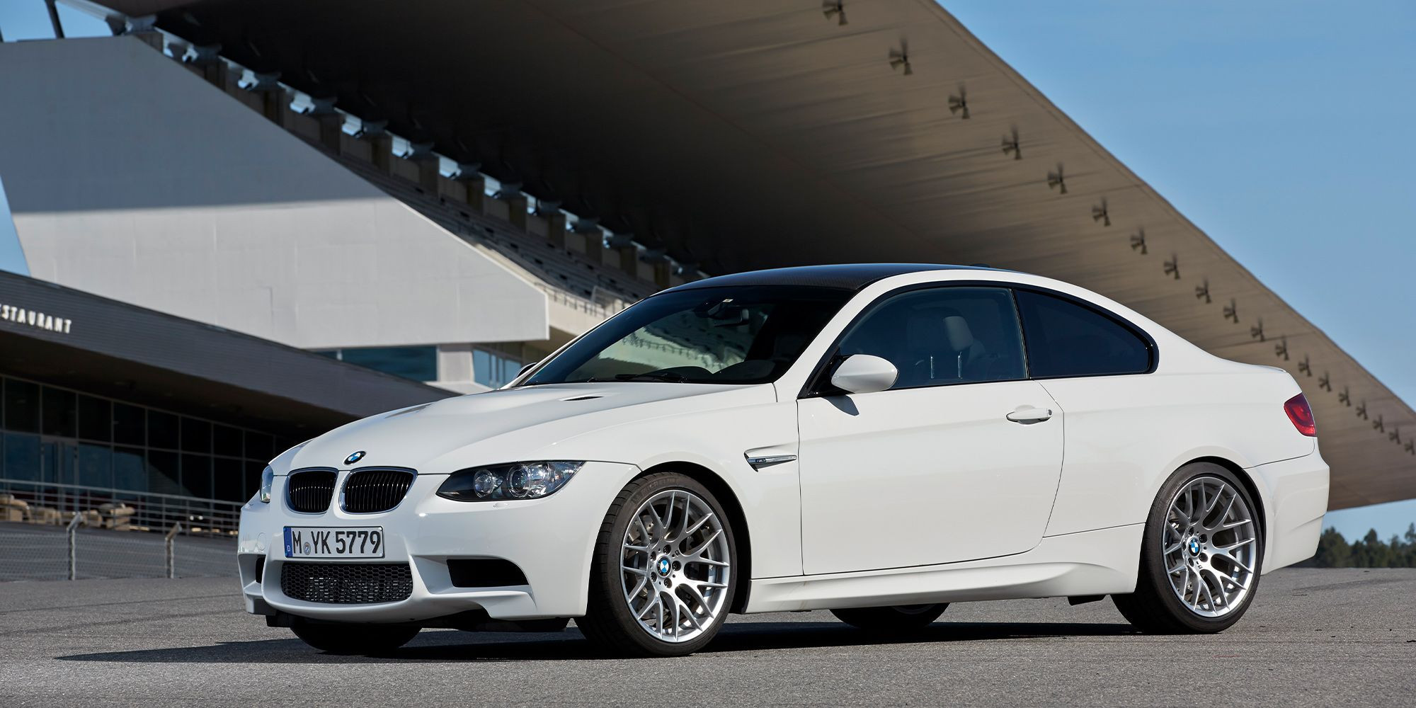 Front 3/4 view of the E92 M3