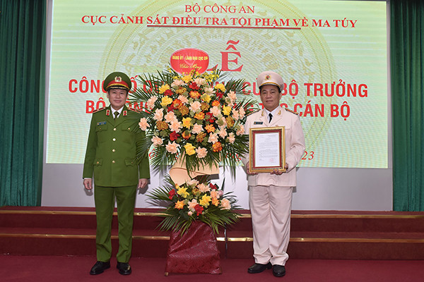 Đại tá Huỳnh Thới An làm Cục phó Cục cảnh sát điều tra tội phạm về ma túy