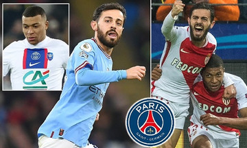 Man City có biến lớn, Mbappe kéo Bernardo Silva về PSG