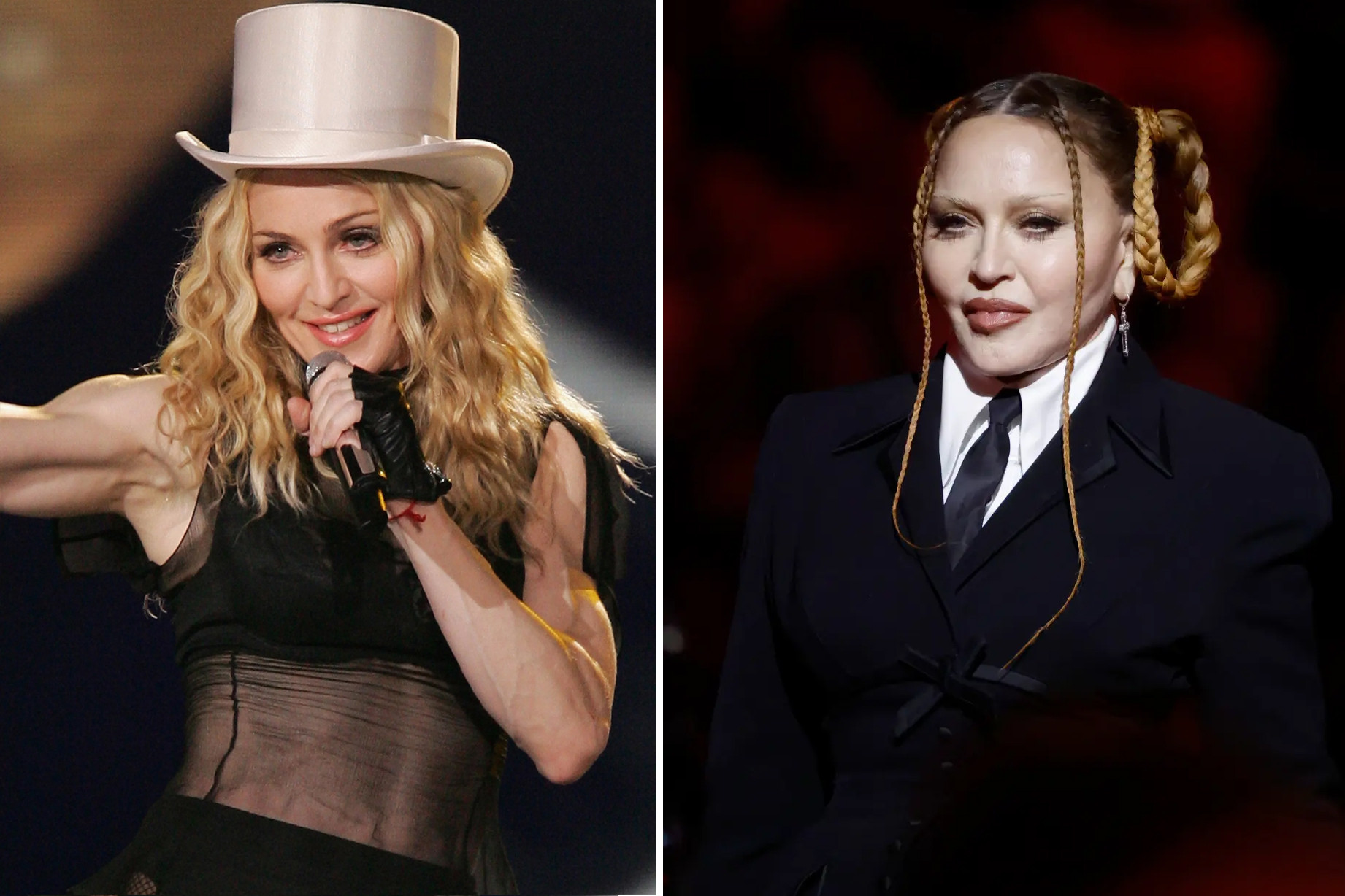 Fan sốc nặng khi thấy gương mặt biến dạng của Madonna ở Grammy 2023