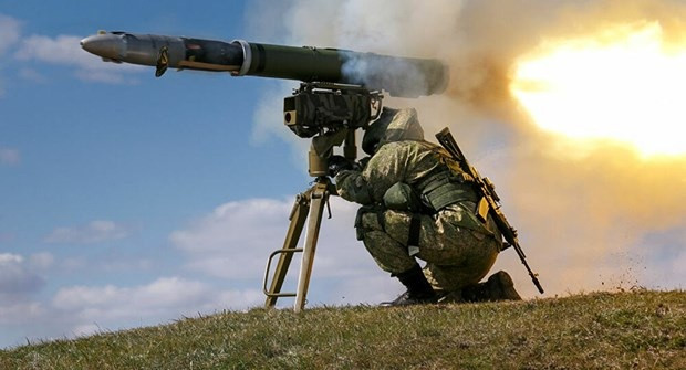 Video Nga phá hủy сứ điểm và boongke của Ukraine bằng tên lửa chống tăng tối tân