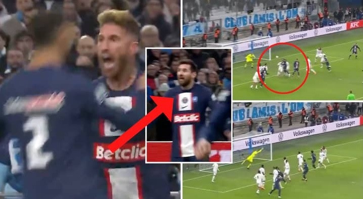 Messi khiến fan sốc với phản ứng bàn thắng của Sergio Ramos