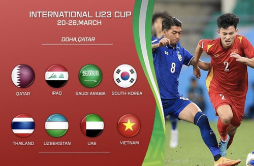 Vietnamese U23s to play in Doha Cup 2023