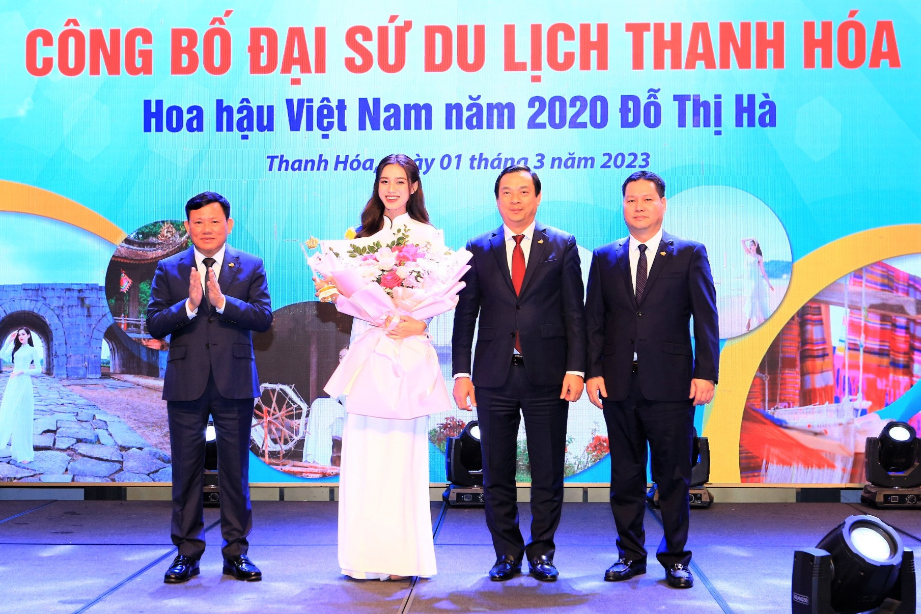 Hoa hậu Đỗ Thị Hà làm đại sứ du lịch tỉnh Thanh Hóa