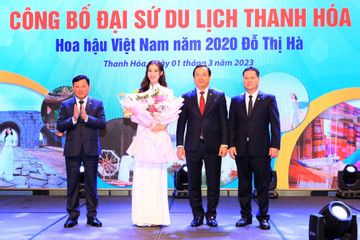 Hoa hậu Đỗ Thị Hà làm đại sứ du lịch tỉnh Thanh Hóa