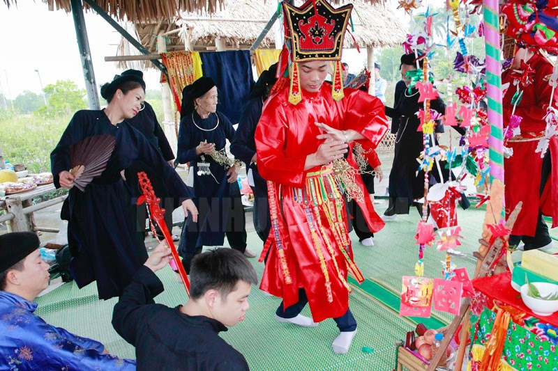 Then- nghi lễ không thể thiếu trong đời sống tâm linh của người Tày, Nùng, Thái